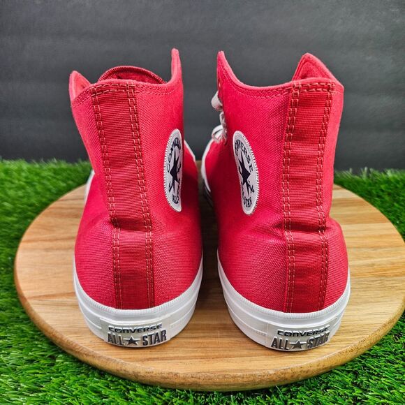 Converse Chuck Taylor All Star II High Sneakers Mens 12 Red Canvas Lunarlon main image 10